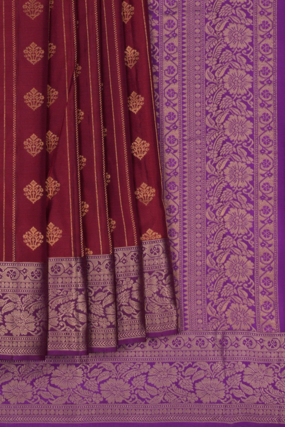 Image of South Silk Kumkum Red Saree